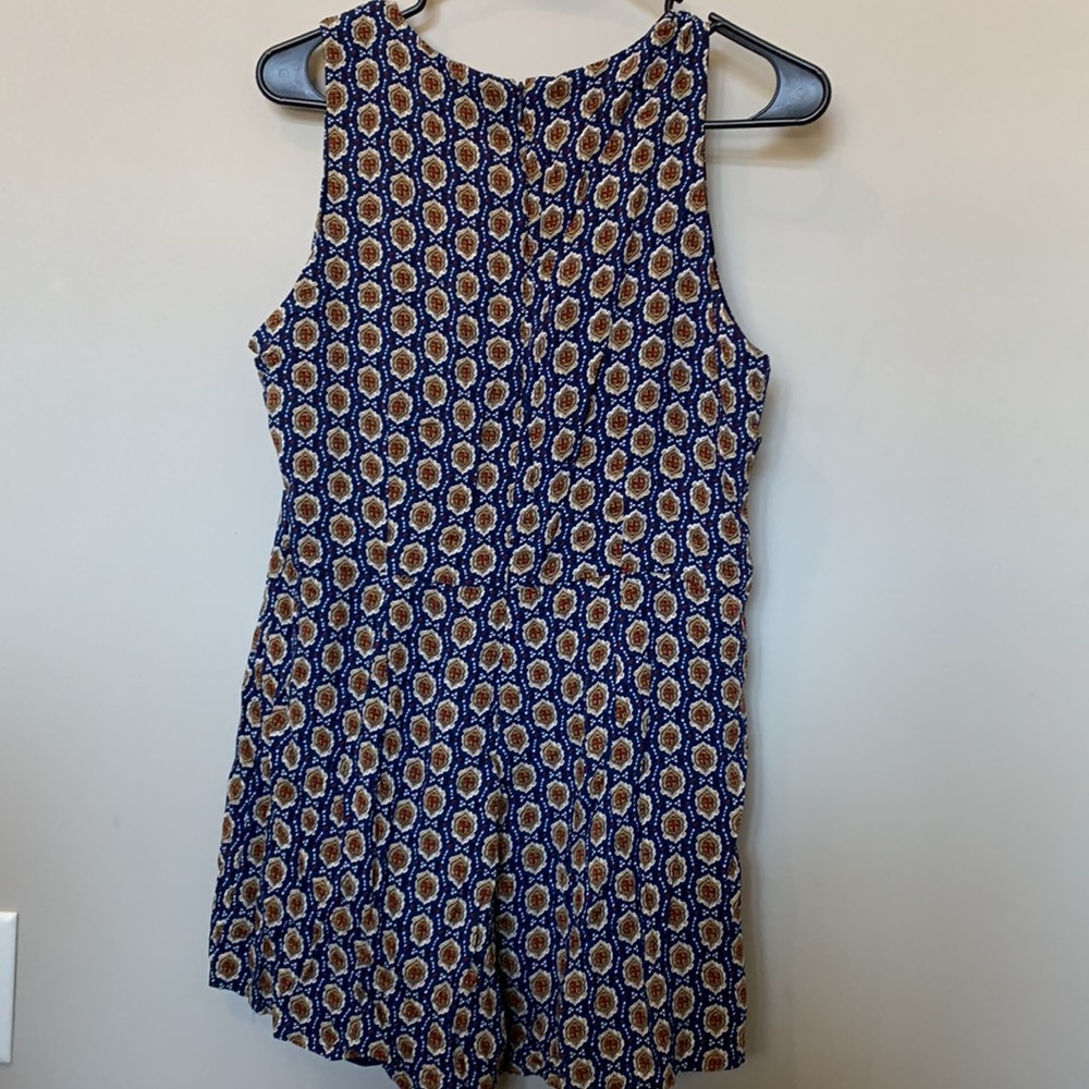 Navy patterned romper - Picture 6 of 7